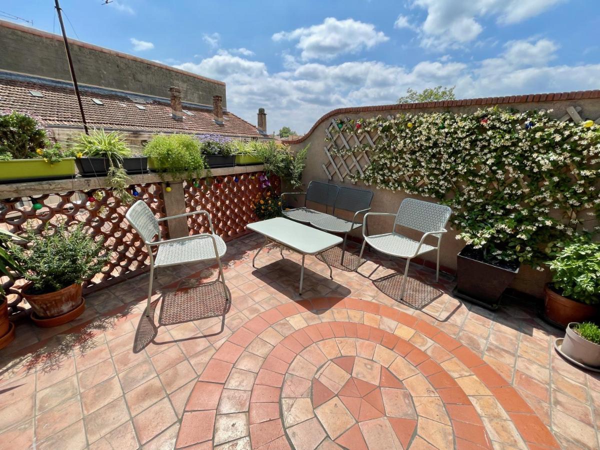 L'Atypique - T3 Grande Terrasse, Bbq Vue Et Cheminee Apartment Avignon Luaran gambar